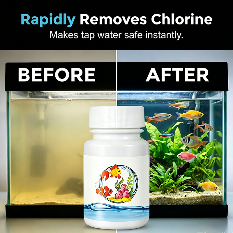 Instant Water Dechlorinator for Fish Tanks