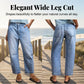 🌟 Women's high-waisted wide-leg denim shorts – Leg-lengthening & vintage wash – Casual cropped pants – perfect for summer, the beach, or a day off 👒
