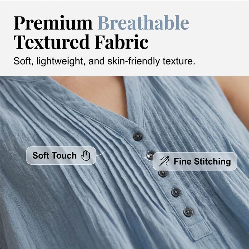 Elegant Loose Fit Sleeveless Top & Pants Set