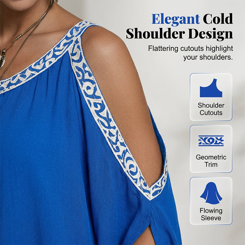 Women’s Summer Cold Shoulder Dress