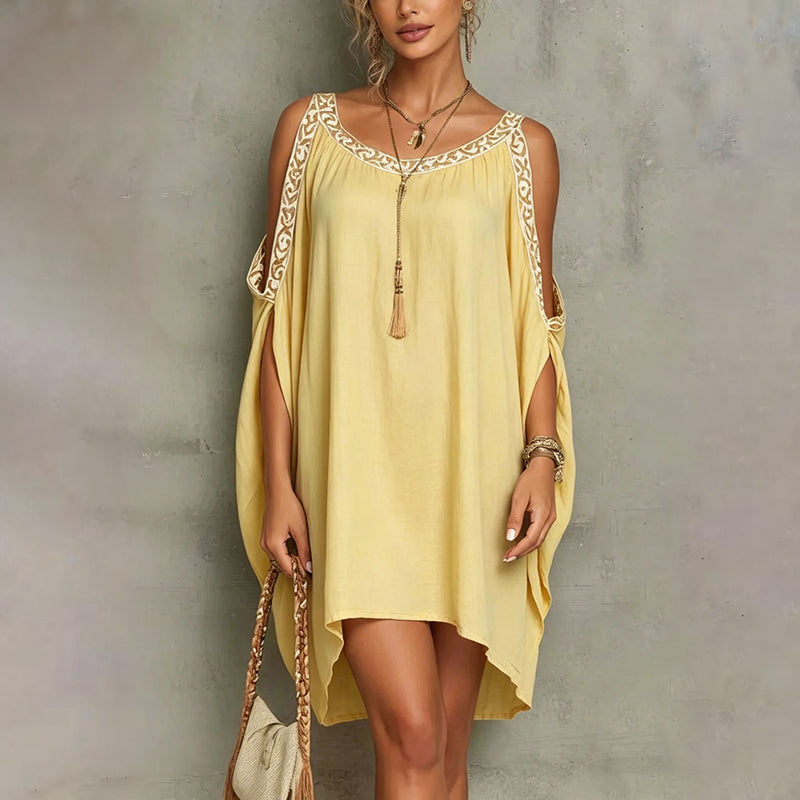 Women’s Summer Cold Shoulder Dress