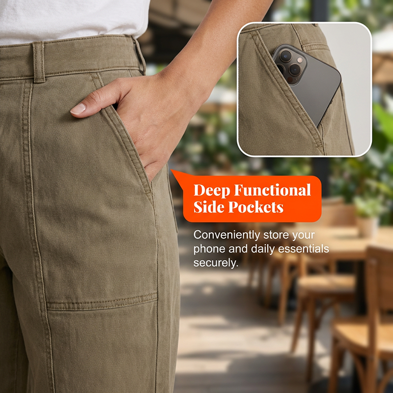 🔥2026 New Arrival ＆ Hot Sale🔥 ⚡Women's High-Waist Tapered Utility Pants