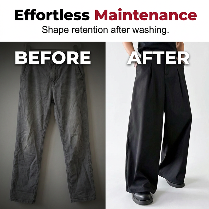 ⏳Limited-time 50% off⏰Men's Classic Fit Wide-Leg Suit Trousers