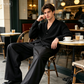 ⏳Limited-time 50% off⏰Men's Classic Fit Wide-Leg Suit Trousers