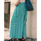 Women's Striped Wide-Leg Drawstring Pants