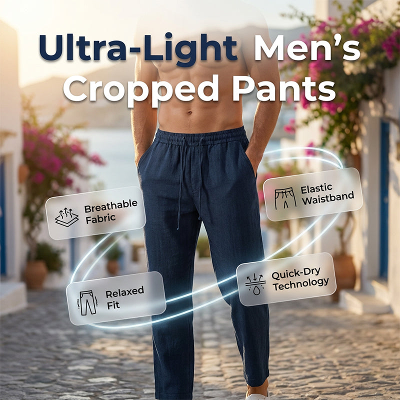 Men’s Straight-Leg Loose-Fit Lightweight Pants