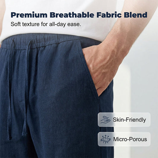Men’s Straight-Leg Loose-Fit Lightweight Pants