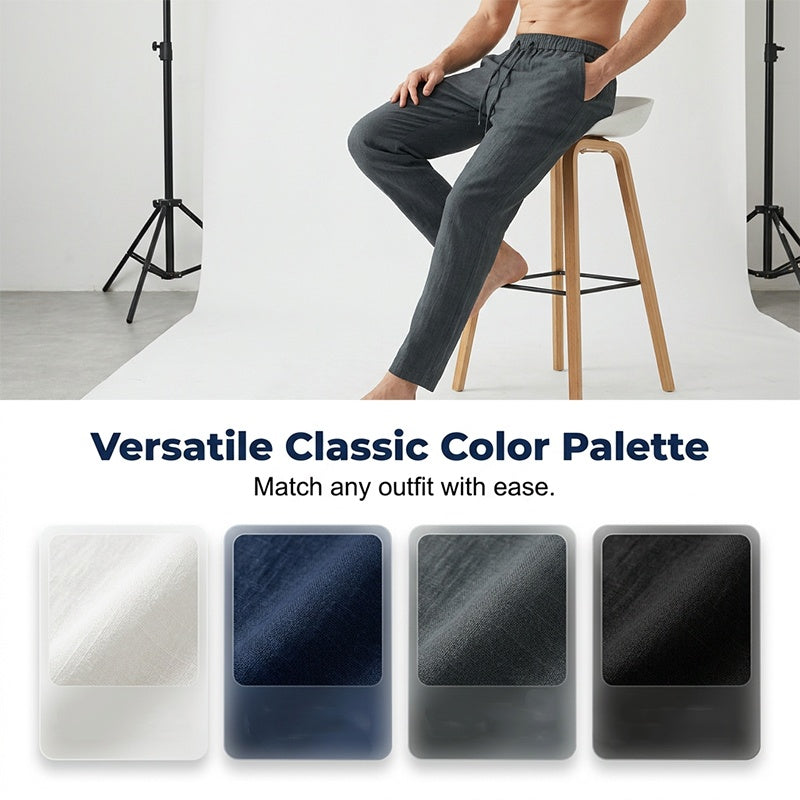 Men’s Straight-Leg Loose-Fit Lightweight Pants