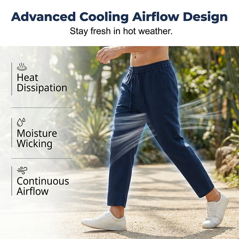 Men’s Straight-Leg Loose-Fit Lightweight Pants