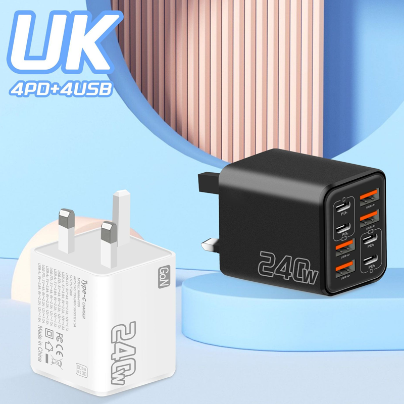 💥Limited-time offer-Universal GaN 8-Port Fast Wall Charger