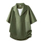 Solid Color Relaxed Fit Layered Look T-Shirt