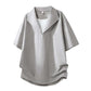 Solid Color Relaxed Fit Layered Look T-Shirt