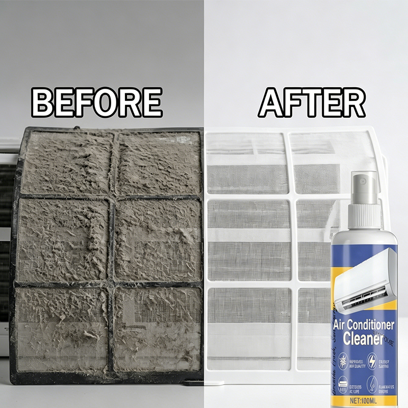 🔥50% OFF! 💰Rinse-Free Air Conditioner Cleaner Spray❄️🧼Just Spray, Wait & Rinse — It’s That Easy 🙌