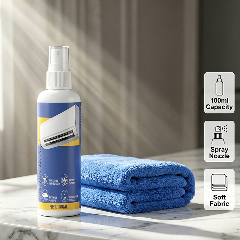 🔥50% OFF! 💰Rinse-Free Air Conditioner Cleaner Spray❄️🧼Just Spray, Wait & Rinse — It’s That Easy 🙌