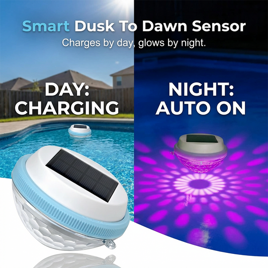 🏊‍♂️☀️ LED Solar Floating Pool Light – Color Changing, Auto On/Off, Waterproof. Perfect for Pool, Pond or Spa – Creates Magical Night Atmosphere! 💡🌙✨