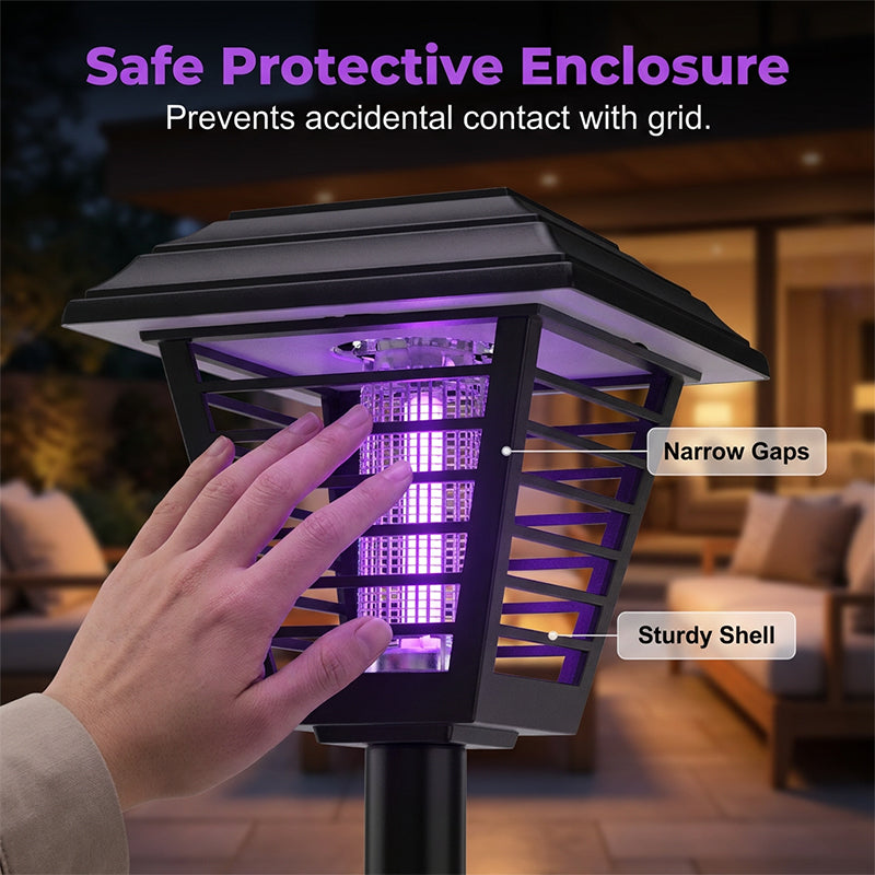 ⏳🔥LIMITED-TIME 50% OFF! 🦟 Solar-Powered Mosquito Zapper & Garden Light – Bug-Free Summer Nights ✨