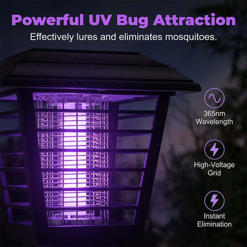 ⏳🔥LIMITED-TIME 50% OFF! 🦟 Solar-Powered Mosquito Zapper & Garden Light – Bug-Free Summer Nights ✨