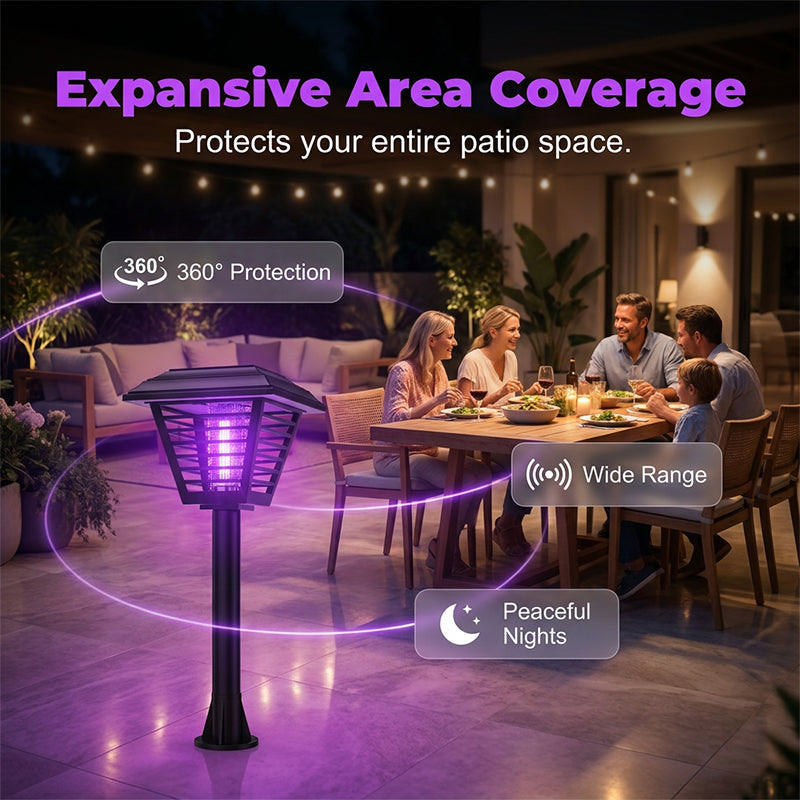 ⏳🔥LIMITED-TIME 50% OFF! 🦟 Solar-Powered Mosquito Zapper & Garden Light – Bug-Free Summer Nights ✨