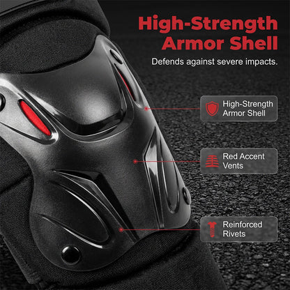 📢📢40% OFF !! ⏰Motorcycle Knee and Elbow Protector Set