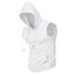 Men's Sleeveless Workout Hoodie with Pocket