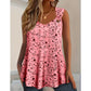 🌸 50% OFF NOW!✨ Women's Floral Print Tank Top – Chic V-Neck & Flowy Fit – Summer Wardrobe Essential 🌞