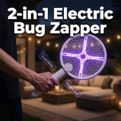 Foldable Electric Mosquito Killer Lamp & Swatter