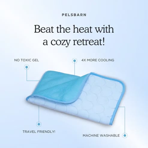 ⏳🔥LIMITED-TIME 50% OFF! 🐶 Dog Cooling Mat – 4x More Effective Cooling for Hot Summer Days ❄️✨