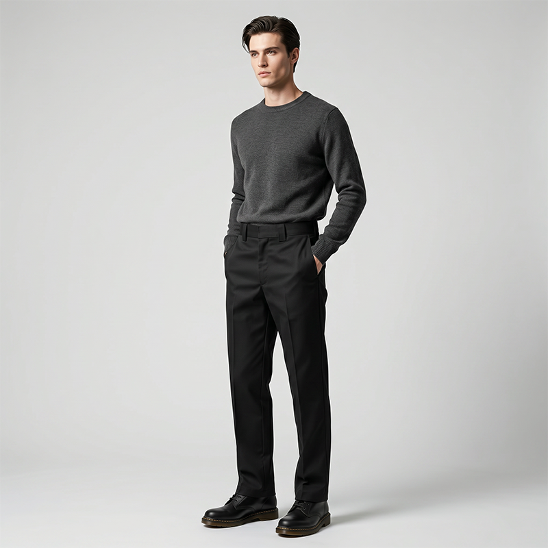 Men's Stretch-Fit Straight-Leg Pants