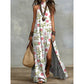 🔥New arrivals at 50% off-Women's Sleeveless Floral Print Flowy Maxi Dress
