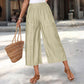 🔥New arrivals at 50% off-Women's Summer Wide-Leg Capri Pants