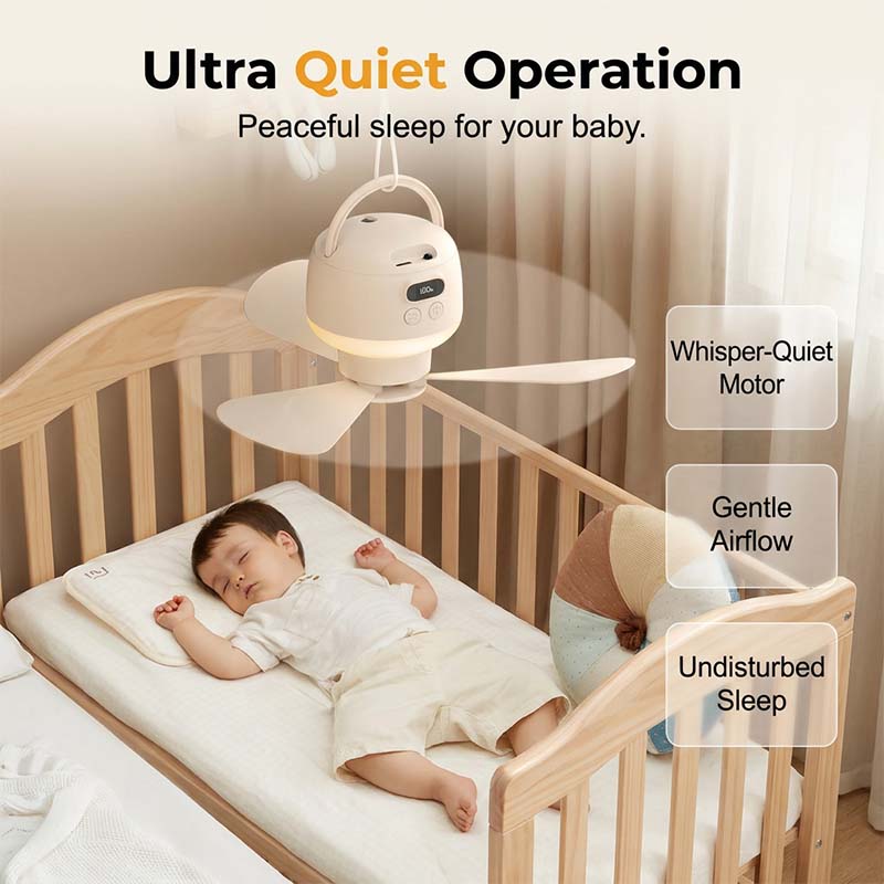 🔥Only ￡20.8💴 Limited Stock⏰ Portable USB Ceiling Fan with LED Light |💡 USB-Powered, Hang Anywhere, Ideal for Camping & Home – Cash on Delivery ✅