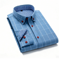 🔥Limited-time offer-Men's Modern Fit Windowpane Shirt