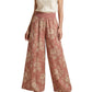 Women's Floral Print Wide-Leg Palazzo Pants