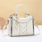 🥳New Arrival 50% OFF👜Women's V-Stitched Satchel – Gold Hardware, Multi-Compartment, Top-Handle 🌸