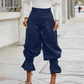 👖 LIMITED-TIME 50% OFF! ✨ Women's Pleated Lantern Pants – Ruffled Cuffs, Drawstring Waist, Flow Wide-Leg 🌸