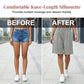 Women's Casual High-Waist Pleated Shorts