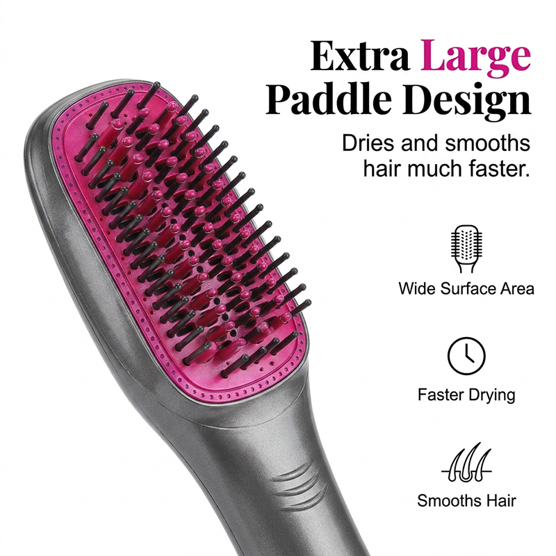 🎁2026 New Arrivals 50% OFF💥Professional 3-in-1 Hot Air Brush – Dry, detangle & volumize – 162K+ sold, salon results at home – smooth & shiny ✨🌀💨