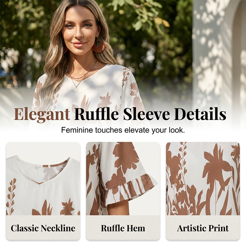 🌸 50% OFF 🌿Effortless Elegance Floral Pants Set for Women