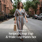 👚 50% OFF NOW! 🏆 Women's Striped Crop Top & Wide-Leg Pants Set – Flowy & breathable – Perfect for summer vacations, beach or resort wear – effortless matching style 👖