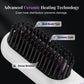 Cordless Ceramic Hair Straightener Brush