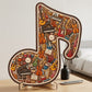 Wooden Musical Note Jigsaw Puzzle