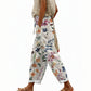 Women's Casual Floral Print Cropped Pants