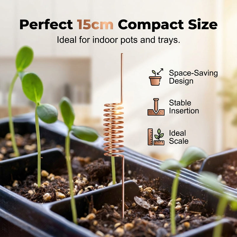 Copper Spiral Antenna Plant Stakes