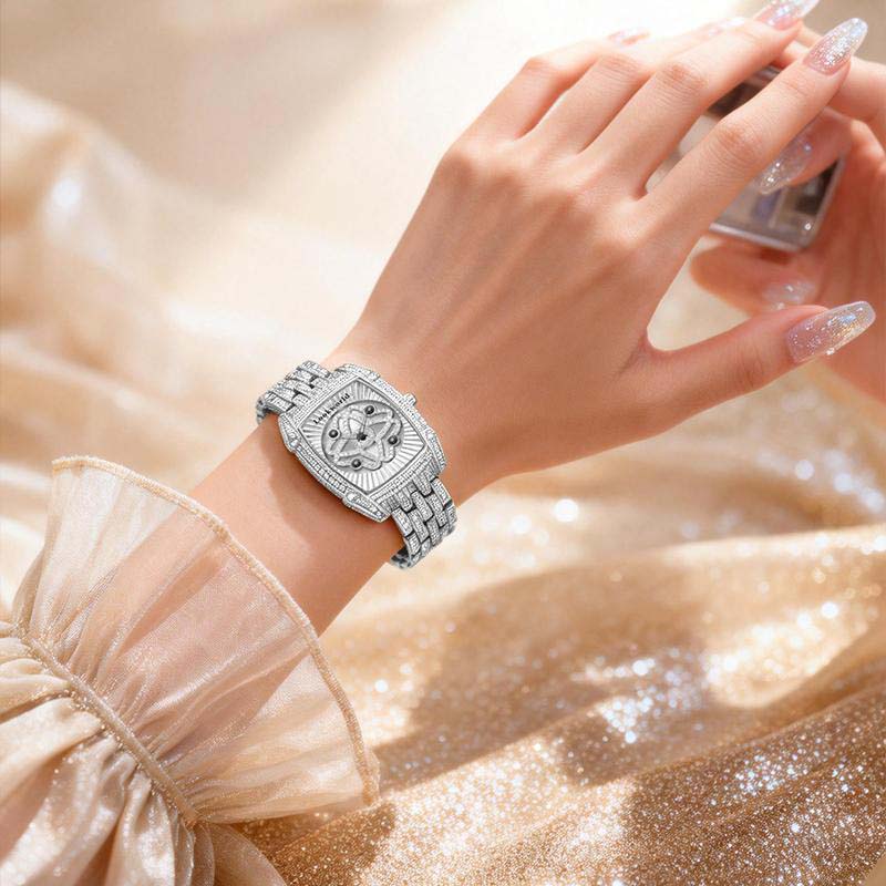 ⏳Limited-time 50% off⏰Women's Rhinestone-Encrusted Quartz Wristwatch💎⌚
