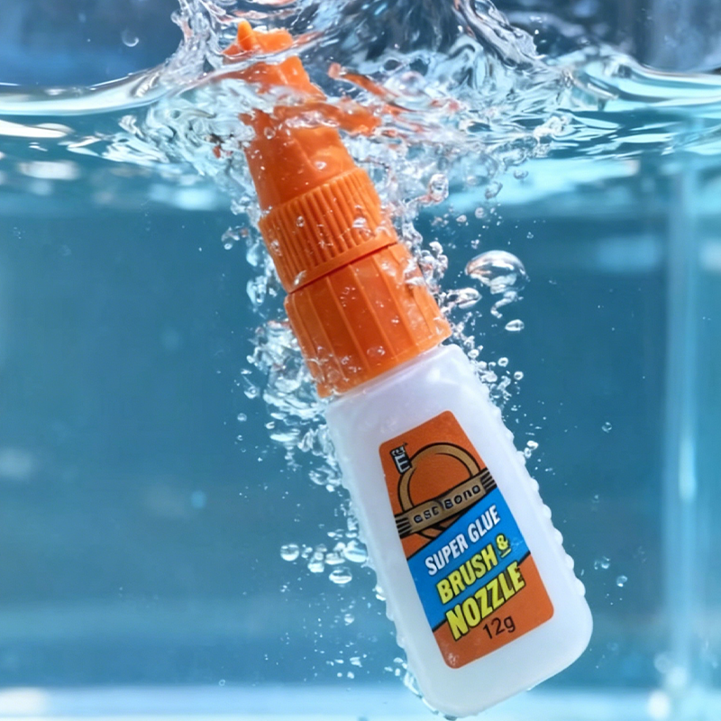 Multi-Purpose Super Glue with Brush & Nozzle Applicator