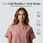 Solid Color Relaxed Fit Tunic and Trousers Outfit