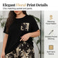 Women's Casual Crew Neck Top & Capri Pants Set