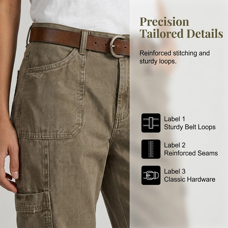 Relaxed Casual Cargo Capris