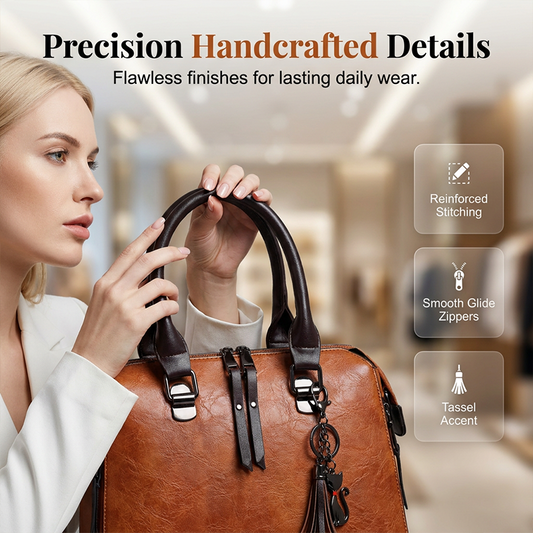 👜Women's PU Leather 4-Piece Handbag Set – Chic, Versatile & Timeless ✨