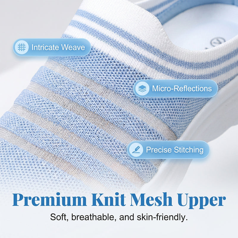 Women’s Breathable Mesh Slip On Mule Sneakers